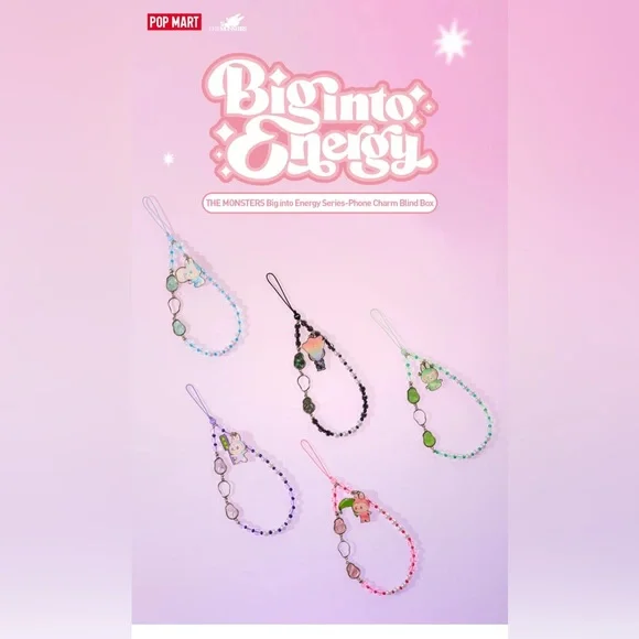 THE MONSTERS CONFIRMED HAPPINESS Big into Energy Series Phone Charm Box - Picture 5 of 9